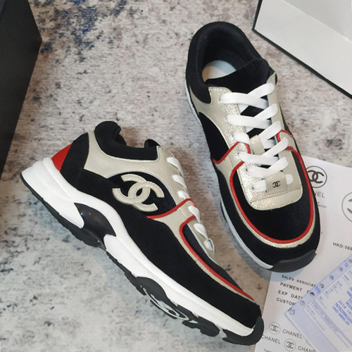 Chanel Mens Shoes Sneakers Luxury Brand Sports Shoes Breathable Design with Original Box