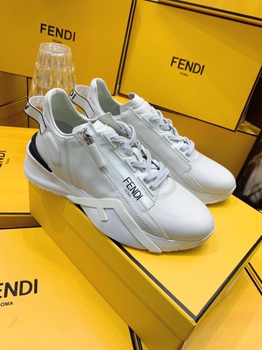 Fendi Mens Shoes Fashion Sneakers Luxury Brand Casual Fendi Flow Low-Top Sneakers Shoes for Men with Original Box