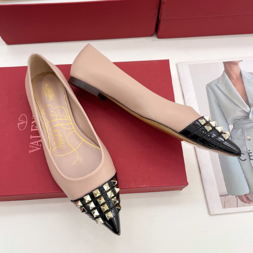 Valentino Womens Shoes ROCKSTUD SLINGBACK PUMP WITH SCULPTED HEEL IN KIDSKIN with Original Box