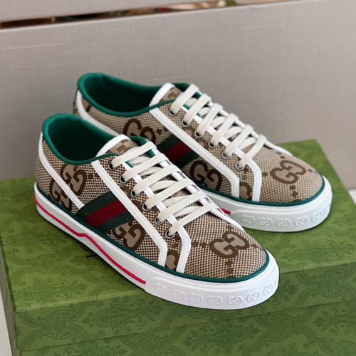 Gucci Womens Shoes Sneakers Luxury Brand Women's Gucci Tennis 1977 sneaker ‎663257 2UX10 9070 with Original Box