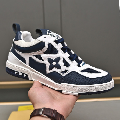 Louis Vuitton Men Shoes Fashion Sneakers Design Luxury Brand LV TRAINER SNEAKER with Original Box