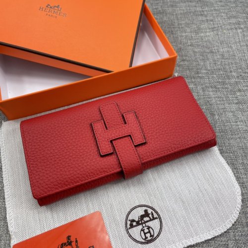 Hermes Womens Mens Wallets Purse Bag Clutch Leather Design Coin Bag with Original Box