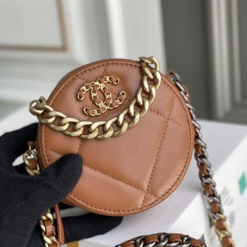 Chanel Womens Bags Crossbody Bag Classic Chanel 19 Flap Luxury Brand with Original Box