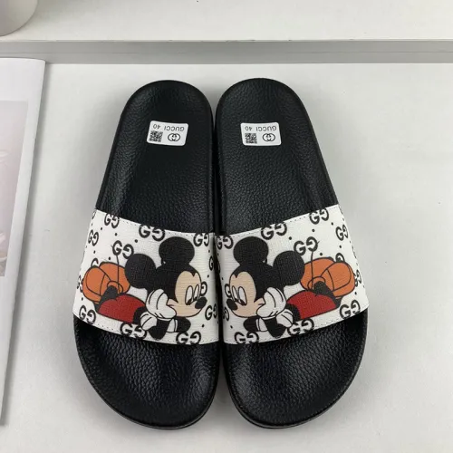 Gucci Mens Shoes Sandals Slides Slippers Luxury Brand Thick Sole Design with Original Box