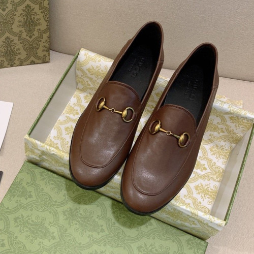 Gucci Womens Shoes Casual Design Loafers Leather Luxury Brand loafer with Original Box