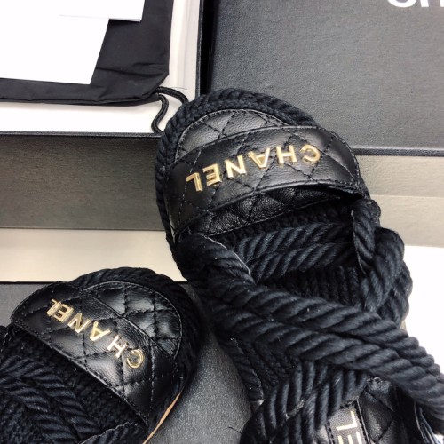 Chanel Womens Shoes Sandals Slippers Luxury Brand Design with Original Box