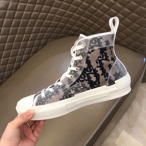 Dior Womens Mens Shoes Sneakers Luxury Brand Unisex Design B23 High-Top Sneaker with Box
