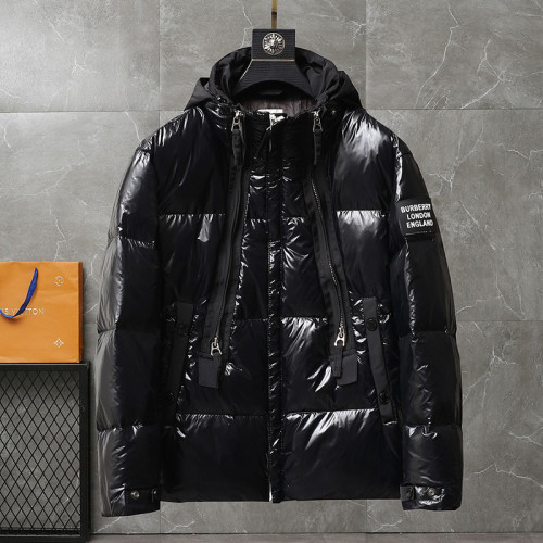 Burberry Design Mens Womens Winter Windprood Down Jackets Keep Warm 90% White Duck Down