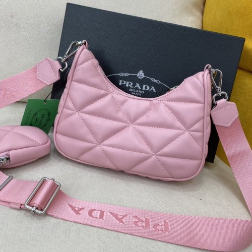 Prada Womens Bag Re-Edition Nappa Leather Shoulder Bag