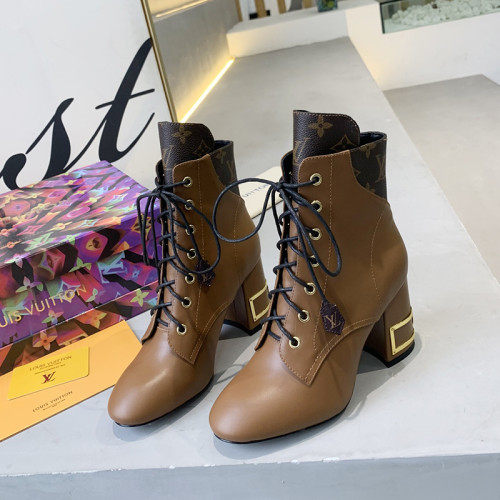 Louis Vuitton Women Shoes Boots Luxury Brand Design Fashion BLISS ANKLE BOOT