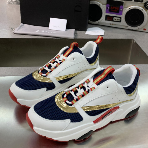 Dior Mens Shoes Sneakers Luxury Brand Breathable Design B22 SNEAKER with Original Box