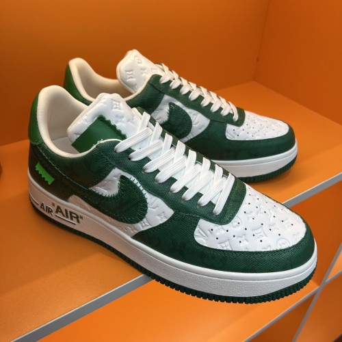 Louis Vuitton Men Shoes Fashion Sneakers Design Luxury Brand LVXNIKE Air Force Sneakers with Original Box
