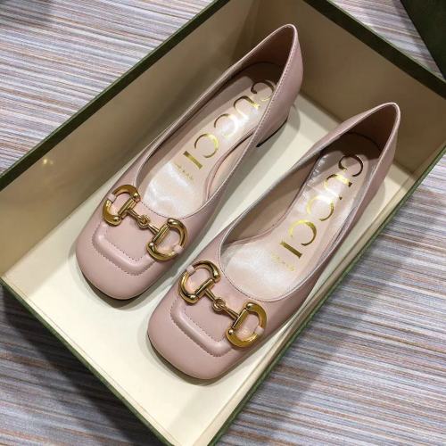 Gucci Womens Shoes Women's Low-heel Pump with Horsebit