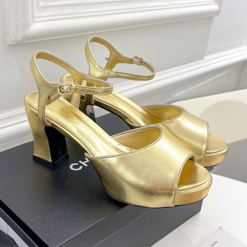Chanel Womens Shoes Pumps Fashion Sandals Summer Design 7.5cm Heel Luxury Brand Design with Original Box