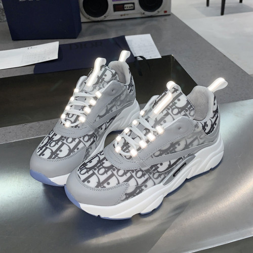 Dior Mens Shoes Sneakers Luxury Brand Breathable Design B22 SNEAKER with Original Box