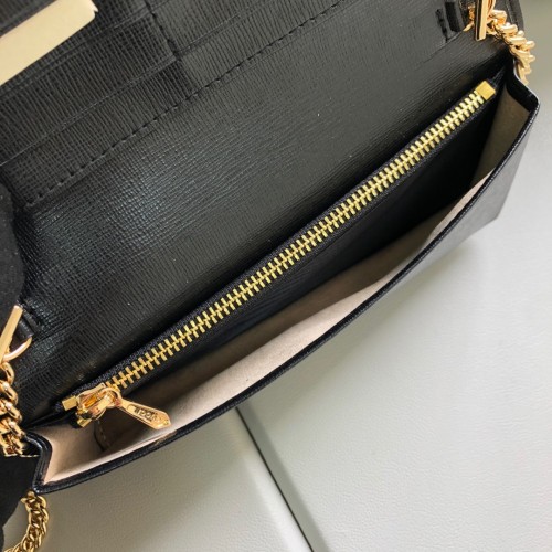 Gucci Womens Bags Crossbody Shoulder Messenger Bags Luxury Brand Gucci Horsebit 1955 wallet with chain in GG Supreme canvas with Original Box 621892 K9GSN 4075