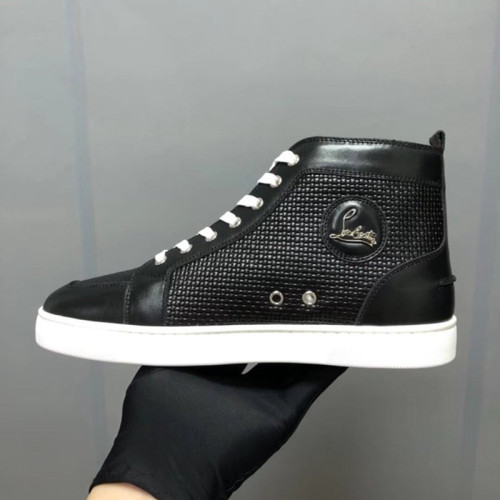 Christian Louboutin Mens Shoes Luxury Brand Red Bottom Design Louis Junior Spikes Flat with Original Box CL sneakers