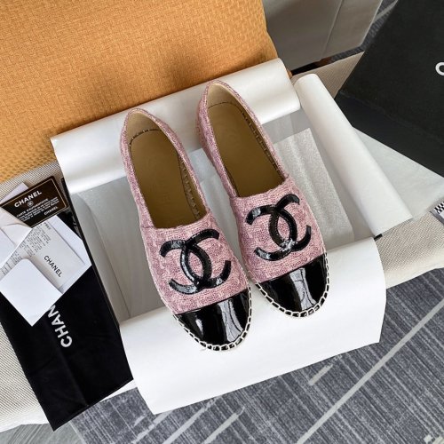 Chanel Women Shoes Fashion Espadrille Luxury Brand Casual Shoes for Women ESPADRILLE with Original Box Espadrilles