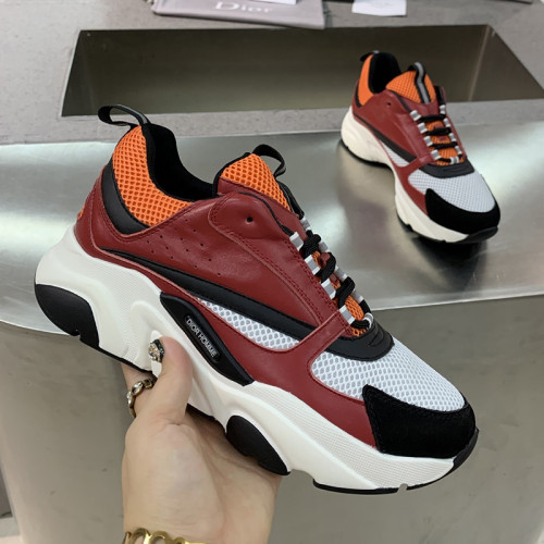 Dior Mens Shoes Sneakers Luxury Brand Breathable Design B22 SNEAKER with Original Box