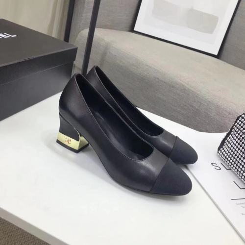 Chanel Womens Shoes Leather Pumps