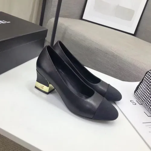 Chanel Womens Shoes Leather Pumps