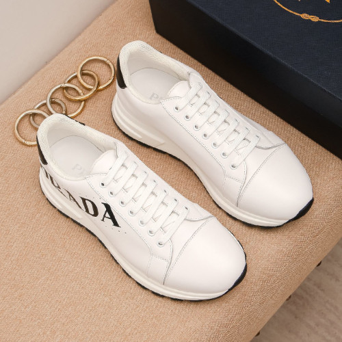 Prada Mens Shoes Sneakers Casual Shoes for Men Luxury Brand Breathable Fashion Sneakers with Original Box