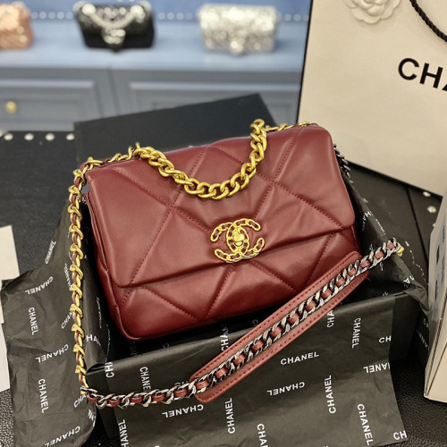 Chanel Womens Bags Luxury Brand Chanel 19 Large Flap Bag Shoulder Bags