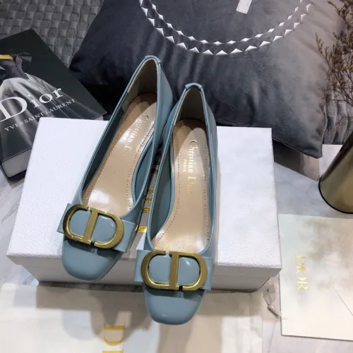 Dior Womens Shoes Leather Pump Low Heel 3.5cm