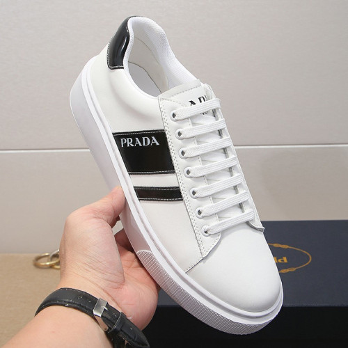 Prada Mens Shoes Sneakers Casual Shoes for Men Luxury Brand Breathable Fashion Sneakers with Original Box