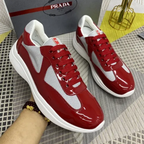 Prada Mens Shoes Sneakers Casual Shoes for Men Luxury Brand Breathable Fashion Sneakers with Original Box