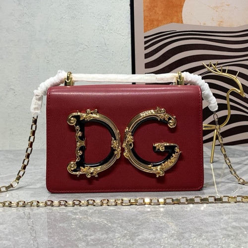 Dolce&Gabbana Womens Bags Shoulder Bag in quilted nappa leather Luxury Brand with Original Box