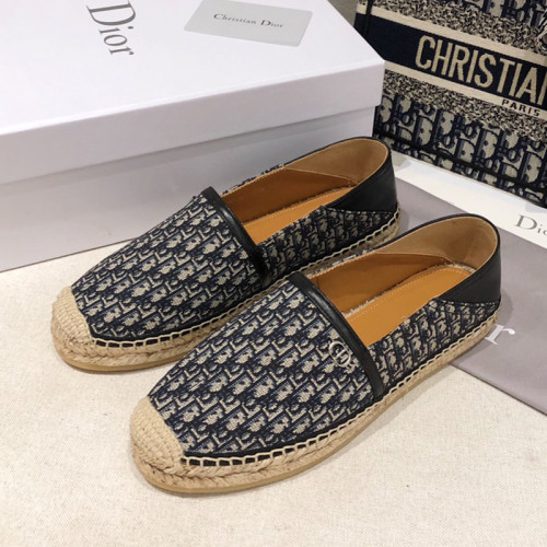 Dior Women Shoes Luxury Brand Design Dior Granville Espadrille Women Shoes with Box