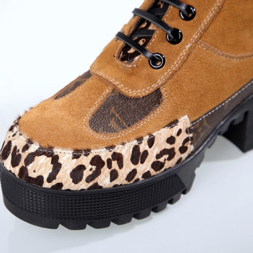 Louis Vuitton Women Shoes Boots LAUREATE PLATFORM DESERT BOOT Luxury Brand 1A5NOD