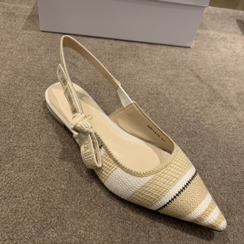 Dior Womens Shoes J'ADIOR SLINGBACK BALLERINA FLAT 1.5cm KCB660STE_S16T