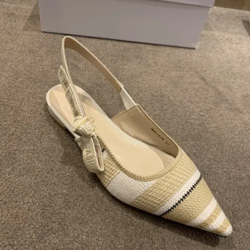Dior Womens Shoes J'ADIOR SLINGBACK BALLERINA FLAT 1.5cm KCB660STE_S16T