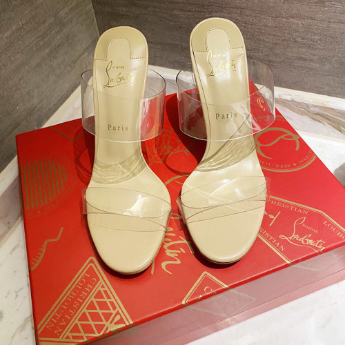 Christian Louboutin Womens Shoes High Heels Mule Sandals Just Nothing