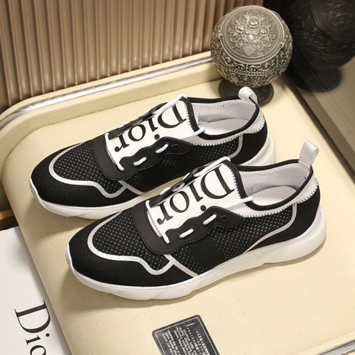 Dior Men Shoes Sneakers Casual Luxury Brand Slip On Breathable Mens Shoes B21 Sneaker