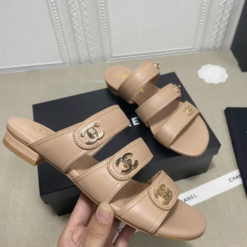 Chanel Womens Shoes Flat Mules