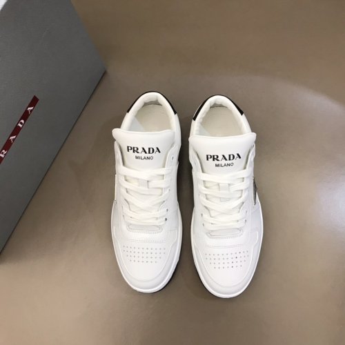 Prada Mens Shoes Sneakers Casual Shoes for Men Luxury Brand Breathable Fashion Sneakers with Original Box