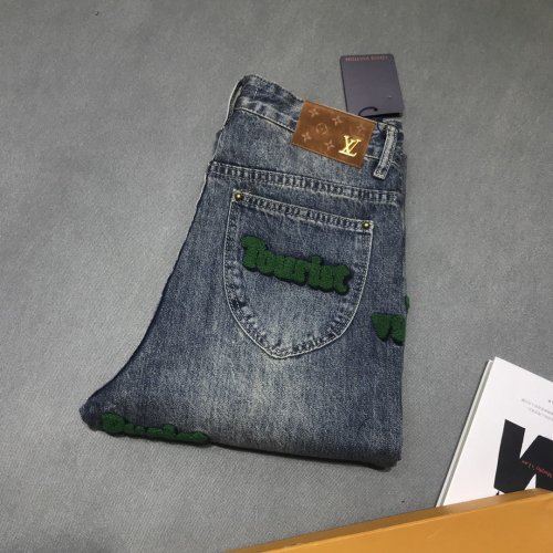 Louis Vuitton Luxury Brand Women Mens Jeans