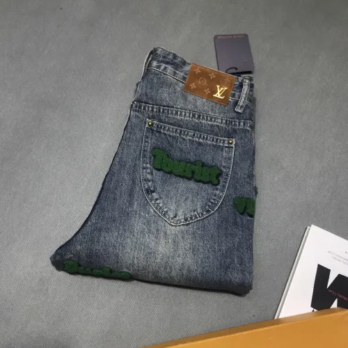Louis Vuitton Luxury Brand Women Mens Jeans