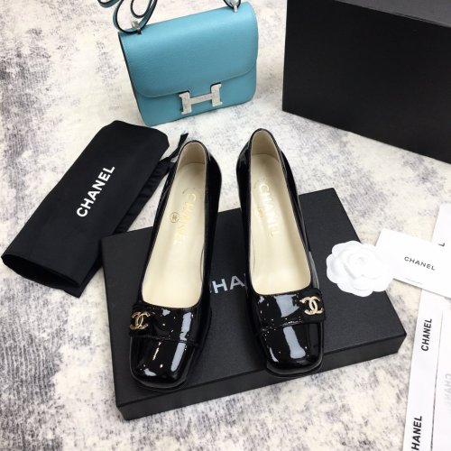 Chanel Womens Shoes Luxury Leather Pumps 7cm