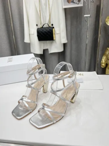 Dior Womens Shoes Sandals Fashion Pumps Luxury Brand D-Leader PUMP 8cm Heel Sandals with Original Box