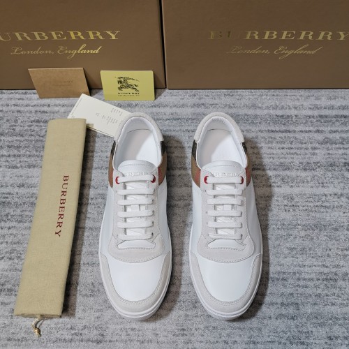 Burberry Men Shoes Sneakers Luxury Brand Leather, Suede and House Check Sneakers with Original Box 80241251