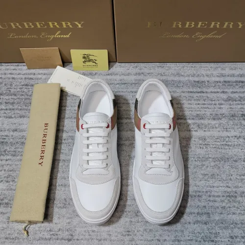 Burberry Men Shoes Sneakers Luxury Brand Leather, Suede and House Check Sneakers with Original Box 80241251