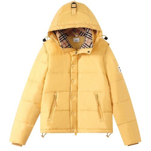Burberry Design Mens Womens Winter Windprood Down Jackets Keep Warm