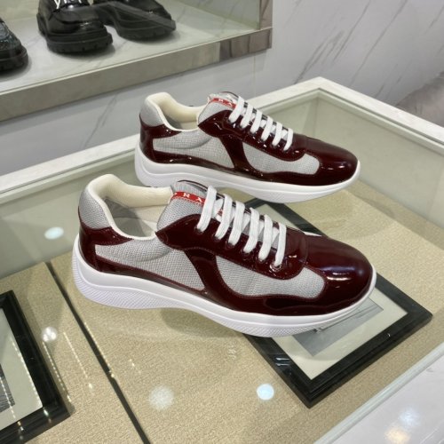 Prada Mens Shoes Sneakers Casual Shoes for Men Luxury Brand White Prada PRAX 1 sneakers with Original Box 4E3576_3LFV_F0009
