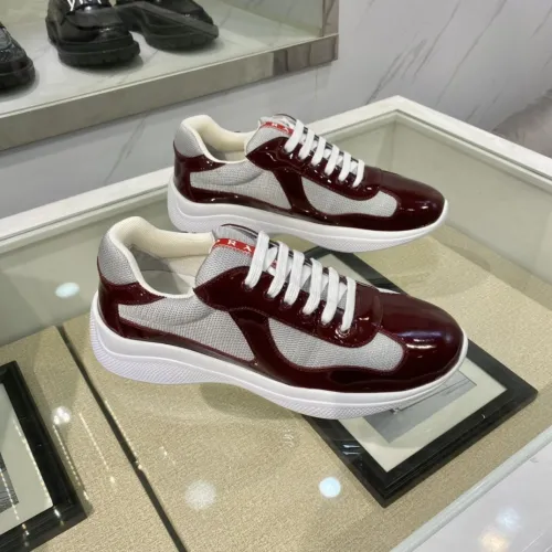 Prada Mens Shoes Sneakers Casual Shoes for Men Luxury Brand White Prada PRAX 1 sneakers with Original Box 4E3576_3LFV_F0009