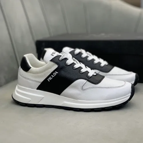 Prada Mens Shoes Sneakers Casual Shoes for Men Luxury Brand Breathable Fashion Sneakers with Original Box