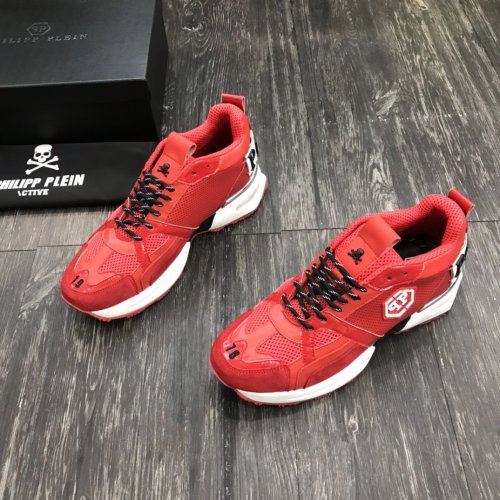 Philipp Plein Men Shoes Low Top Sneaker Fashion Design Luxury Brand